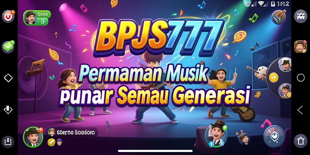 Screenshot gameplay BPJS777 yang menunjukkan keseruan bermain musik.