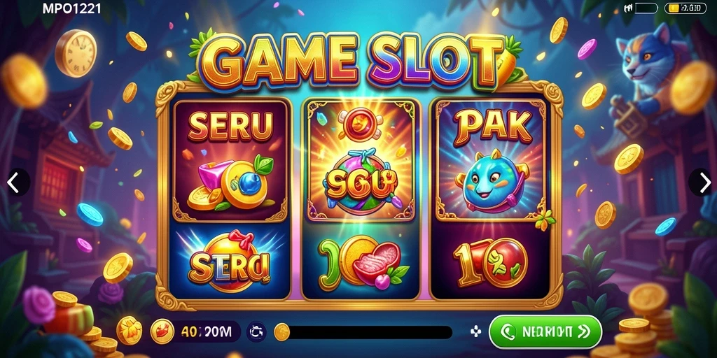 Tampilan menarik dari gameplay Slot MPO1221 yang seru.