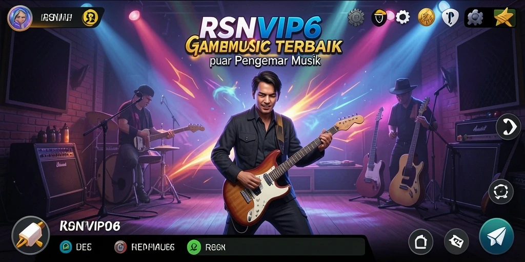 Tampilan gameplay seru dengan berbagai lagu musik yang menarik.